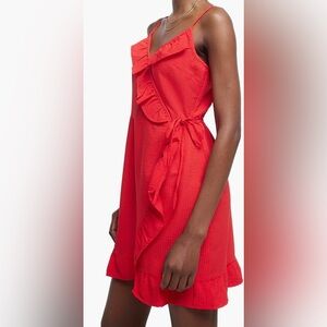 River Island Frill Wrap Dress
Elegant Red Women's Dress